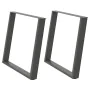 Patas para mesa comedor forma U 2uds antracita 90x(72-73) cm de , Patas para mesas - Ref: Foro24-4012802, Precio: 102,09 €, D...