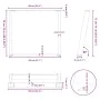 Patas para mesa comedor forma U 2uds antracita 90x(72-73) cm de , Patas para mesas - Ref: Foro24-4012802, Precio: 102,09 €, D...
