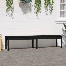 Banco de jardín de 2 plazas madera maciza pino 203,5x44x45 cm de vidaXL, Bancos de jardín - Ref: Foro24-824022, Precio: 108,7...