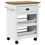 Carrito de cocina BODO blanco y marrón 67,5x45x80 cm by , Kitchen and dining carts - Ref: Foro24-4016879, Price: 108,75 €, Di...
