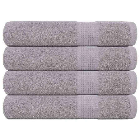 Toallas 4 piezas gris 100x200 cm 360 g/m² 100% Algodón de , Toallas - Ref: Foro24-136843, Precio: 70,26 €, Descuento: %