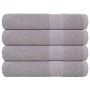 Toallas 4 piezas gris 100x200 cm 360 g/m² 100% Algodón de , Toallas - Ref: Foro24-136843, Precio: 70,26 €, Descuento: %