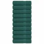 Toallas de baño 10 uds verde 100x150 cm 360 gsm 100% algodón de , Toallas - Ref: Foro24-136862, Precio: 100,36 €, Descuento: %