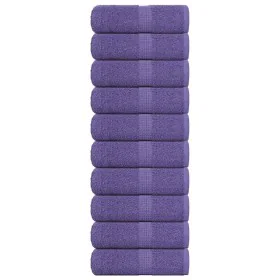 Toallas de jabón 10 uds púrpura 30x30 cm 360 gsm 100% algodón de , Toallas - Ref: Foro24-136874, Precio: 19,97 €, Descuento: %