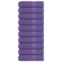Toallas de invitados 10uds 100% algodón púrpura 70x140cm 360gsm de , Toallas - Ref: Foro24-136883, Precio: 80,34 €, Descuento: %