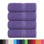 Toallas invitados 4 uds 100% algodón púrpura 30x50 cm 360 gsm de , Toallas - Ref: Foro24-136876, Precio: 14,93 €, Descuento: %