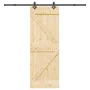 Puerta corredera con herrajes madera maciza de pino 70x210 cm by , Doors - Ref: Foro24-3332634, Price: 193,00 €, Discount: %