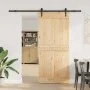 Puerta corredera con herrajes madera maciza de pino 90x210 cm von , Türen - Ref: Foro24-3332697, Preis: 211,75 €, Rabatt: %