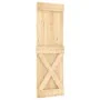 Puerta corredera con herrajes madera maciza de pino 70x210 cm de , Puertas - Ref: Foro24-3332784, Precio: 171,24 €, Descuento: %