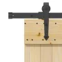 Puerta corredera con herrajes madera maciza de pino 70x210 cm de , Puertas - Ref: Foro24-3332784, Precio: 171,24 €, Descuento: %