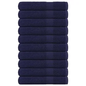 Toallas sauna 10 uds 100% algodón azul marino 80x200cm 360 gsm de , Toallas - Ref: Foro24-136793, Precio: 111,07 €, Descuento: %
