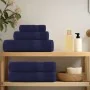 Toallas de ducha 2uds 100% algodón azul marino 70x140cm 360 gsm de , Toallas - Ref: Foro24-136785, Precio: 21,95 €, Descuento: %