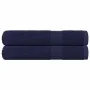 Toallas de sauna 2uds 100% algodón azul marino 80x200cm 360 gsm de , Toallas - Ref: Foro24-136791, Precio: 35,48 €, Descuento: %
