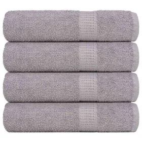 Toallas de ducha 4 uds 100% algodón gris 70x140 cm 360 gsm de , Toallas - Ref: Foro24-136834, Precio: 41,31 €, Descuento: %