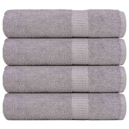 Toallas de ducha 4 uds 100% algodón gris 70x140 cm 360 gsm de , Toallas - Ref: Foro24-136834, Precio: 41,31 €, Descuento: %