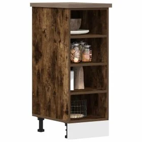 Armario de horno madera ingeniería roble ahumado 30x44,5x81,5cm de , Armarios de cocina - Ref: Foro24-854197, Precio: 60,88 €...