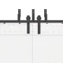 Kit de herrajes para puertas correderas acero negro 183 cm by , Door items - Ref: Foro24-3295721, Price: 115,68 €, Discount: %