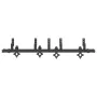 Kit de herrajes para puertas correderas acero negro 152,5 cm by , Door items - Ref: Foro24-3295735, Price: 136,29 €, Discount: %