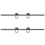 Kit de herrajes para puertas correderas acero negro 183 cm by , Door items - Ref: Foro24-3295737, Price: 100,26 €, Discount: %