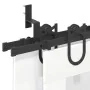 Kit de herrajes para puertas correderas acero negro 183 cm by , Door items - Ref: Foro24-3295737, Price: 100,26 €, Discount: %