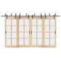Kit de herrajes para puertas correderas acero negro 400 cm von , Türartikel - Ref: Foro24-3295742, Preis: 251,91 €, Rabatt: %