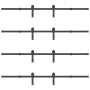 Kit de herrajes para puertas correderas acero negro 400 cm von , Türartikel - Ref: Foro24-3295742, Preis: 251,91 €, Rabatt: %