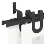 Kit de herrajes para puertas correderas acero negro 400 cm by , Door items - Ref: Foro24-3295754, Price: 239,24 €, Discount: %