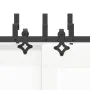 Kit de herrajes para puertas correderas acero negro 427 cm by , Door items - Ref: Foro24-3295756, Price: 311,58 €, Discount: %