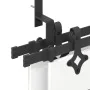 Kit de herrajes para puertas correderas acero negro 427 cm by , Door items - Ref: Foro24-3295756, Price: 311,58 €, Discount: %