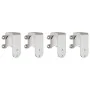 Kit de herrajes para puerta corredera 183 cm acero plateado von , Türartikel - Ref: Foro24-3295763, Preis: 182,33 €, Rabatt: %