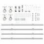 Kit de herrajes para puerta corredera 183 cm acero plateado von , Türartikel - Ref: Foro24-3295763, Preis: 182,33 €, Rabatt: %