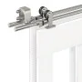 Kit de herrajes para puerta corredera 183 cm acero plateado von , Türartikel - Ref: Foro24-3295763, Preis: 182,33 €, Rabatt: %