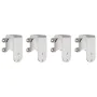 Kit de herrajes para puerta corredera 183 cm acero plateado by , Door items - Ref: Foro24-3295761, Price: 269,48 €, Discount: %
