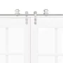 Kit de herrajes para puerta corredera 183 cm acero plateado by , Door items - Ref: Foro24-3295761, Price: 269,48 €, Discount: %