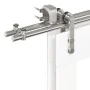 Kit de herrajes para puerta corredera 183 cm acero plateado by , Door items - Ref: Foro24-3295761, Price: 269,48 €, Discount: %