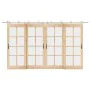 Kit de herrajes para puerta corredera 400 cm acero plateado by , Door items - Ref: Foro24-3295768, Price: 438,23 €, Discount: %