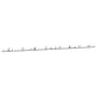 Kit de herrajes para puerta corredera 400 cm acero plateado by , Door items - Ref: Foro24-3295768, Price: 438,23 €, Discount: %