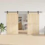 Kit de herrajes para puertas correderas acero negro 366 cm by , Door items - Ref: Foro24-3295777, Price: 100,88 €, Discount: %