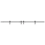 Kit de herrajes para puertas correderas acero negro 366 cm by , Door items - Ref: Foro24-3295777, Price: 100,88 €, Discount: %
