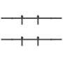 Kit de herrajes para puertas correderas acero negro 366 cm by , Door items - Ref: Foro24-3295777, Price: 100,88 €, Discount: %