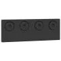 Kit de herrajes para puertas correderas acero negro 366 cm by , Door items - Ref: Foro24-3295777, Price: 100,88 €, Discount: %