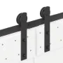 Kit de herrajes para puertas correderas acero negro 366 cm by , Door items - Ref: Foro24-3295777, Price: 100,88 €, Discount: %