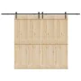 Kit de herrajes para puertas correderas acero negro 305 cm by , Door items - Ref: Foro24-3295775, Price: 130,41 €, Discount: %