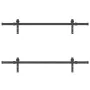 Kit de herrajes para puertas correderas acero negro 305 cm by , Door items - Ref: Foro24-3295775, Price: 130,41 €, Discount: %