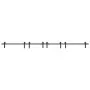 Kit de herrajes para puertas correderas acero negro 400 cm by , Door items - Ref: Foro24-3295796, Price: 183,98 €, Discount: %