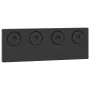 Kit de herrajes para puertas correderas acero negro 427 cm by , Door items - Ref: Foro24-3295782, Price: 161,46 €, Discount: %