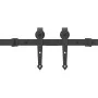 Kit de herrajes para puertas correderas acero negro 427 cm by , Door items - Ref: Foro24-3295782, Price: 161,46 €, Discount: %