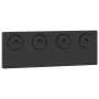 Kit de herrajes para puertas correderas acero negro 400 cm by , Door items - Ref: Foro24-3295794, Price: 85,76 €, Discount: %