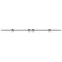 Kit de herrajes para puertas correderas acero negro 400 cm by , Door items - Ref: Foro24-3295794, Price: 85,76 €, Discount: %