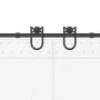 Kit de herrajes para puertas correderas acero negro 400 cm by , Door items - Ref: Foro24-3295794, Price: 85,76 €, Discount: %